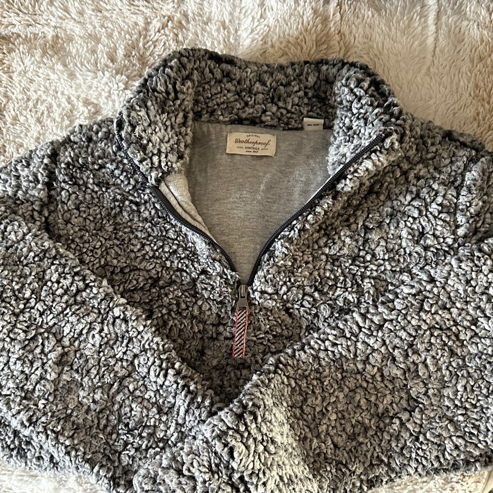 Wooden Ships Vintage Zip Up Sweater